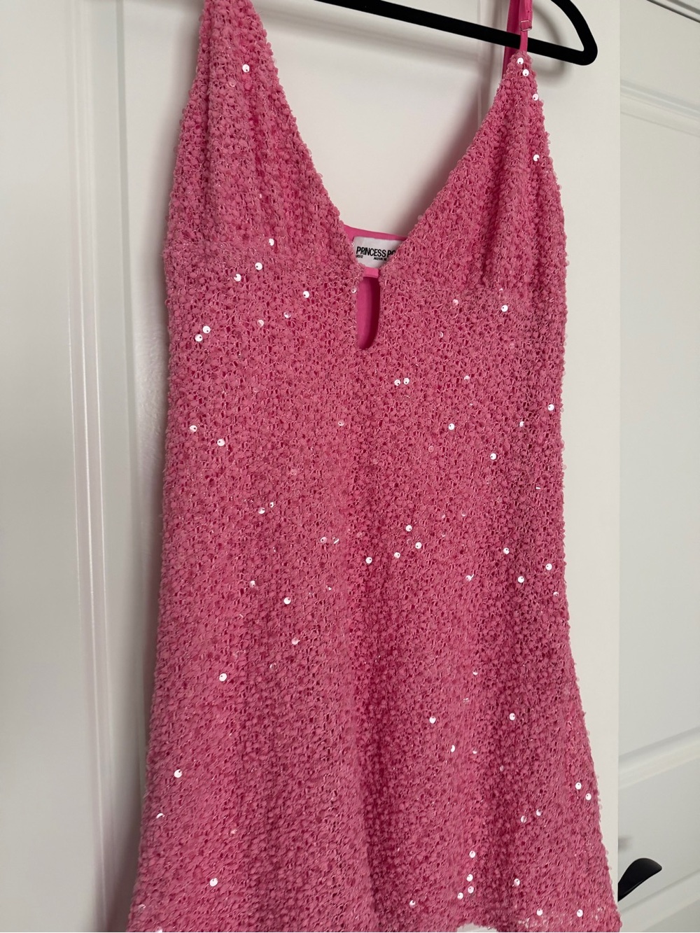 Princess Polly Pink Sequin Mini Slip Dress - Picture 2 of 3
